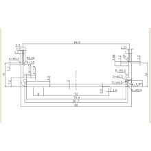 Metallgehäuse benutzerdefinierte Diy HiFi -Verstärker Aluminiumgehäuse